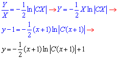 загальний інтеграл диференціального рівняння