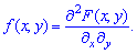 плотность вероятностей системы двух случайных величин, формула